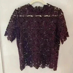 Halogen Women’s Lace Top Size M
